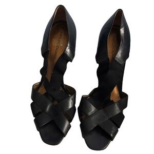 Arturo Chiang Purity crisscross toe heels